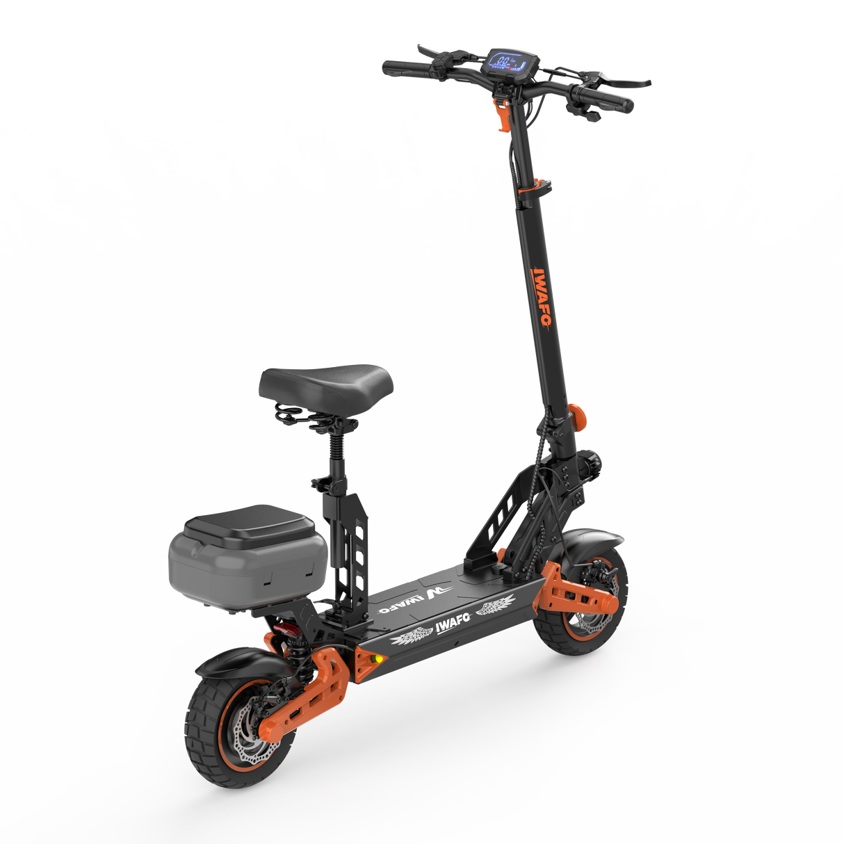 IWAFO IS2 10" Seated E-Scooter 800W Motor 48V 15Ah Battery