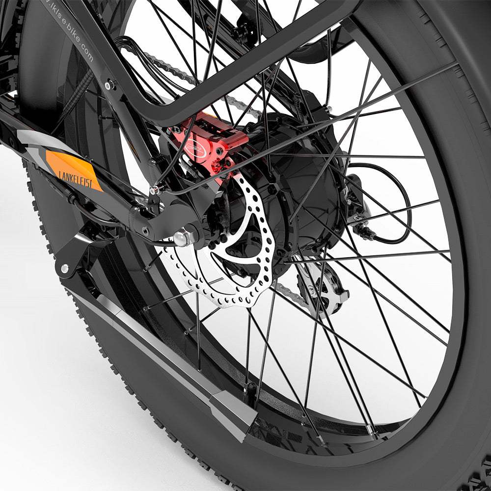 LANKELEISI MG800MAX 26″ Fat Tires All Terrain Electric Bike 2*1000W Dual Motor 48V 20Ah Battery