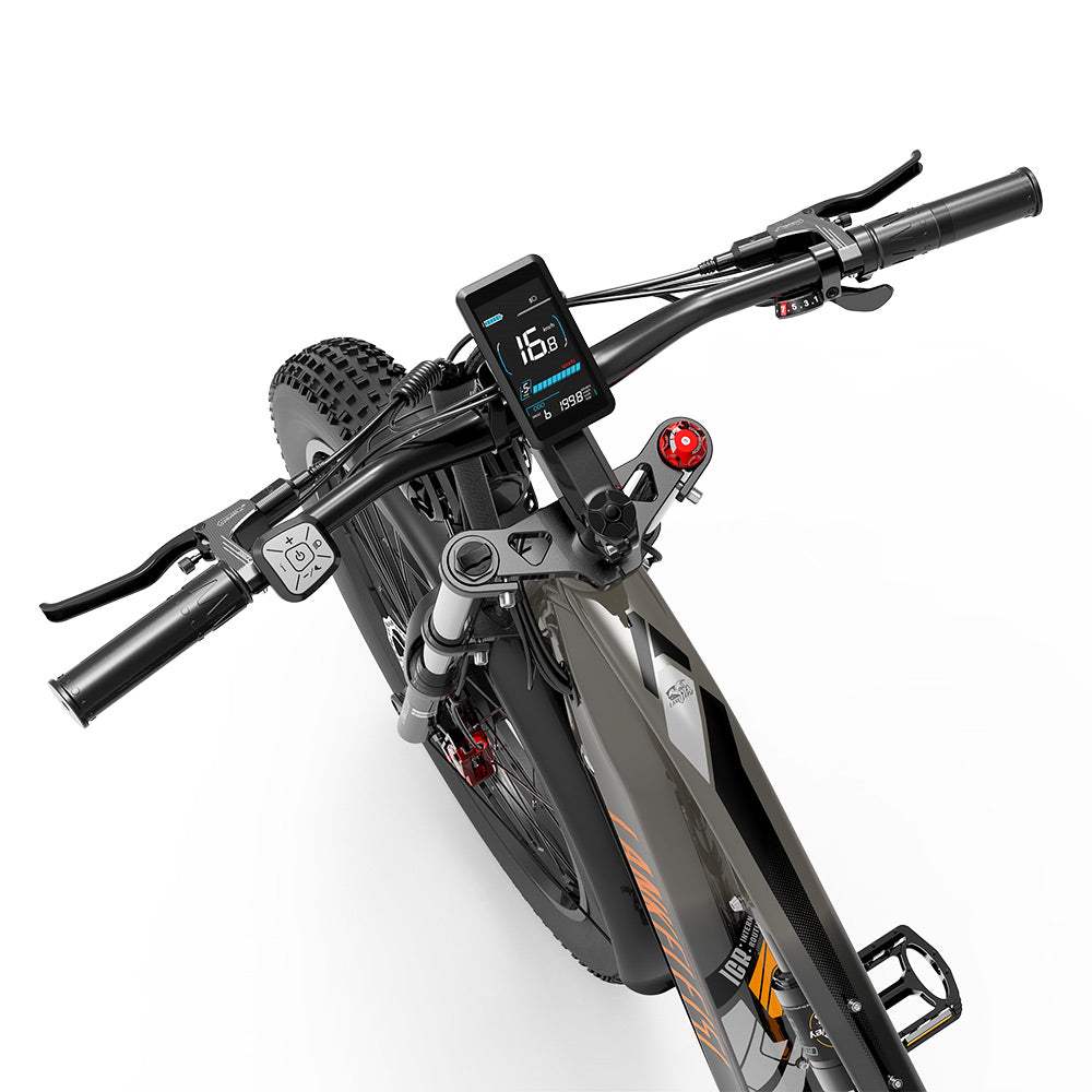 LANKELEISI MG800MAX 26″ Fat Tires All Terrain Electric Bike 2*1000W Dual Motor 48V 20Ah Battery