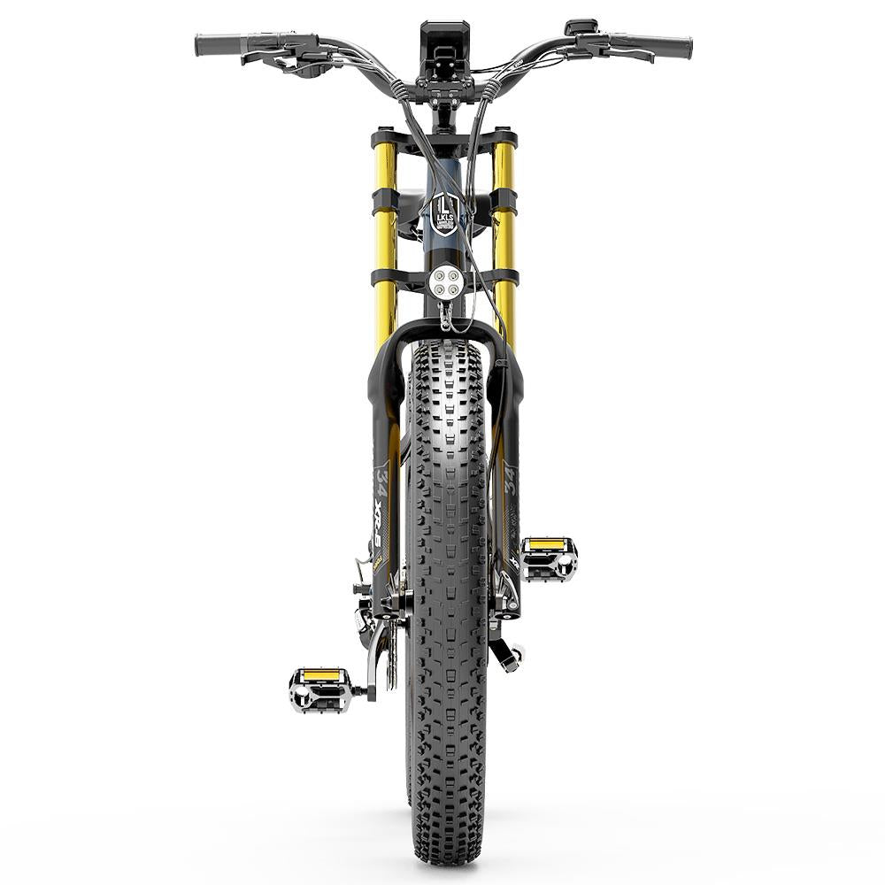 LANKELEISI RV700 gros pneu vélo électrique 16Ah 48V 1000W batterie 26 pouces