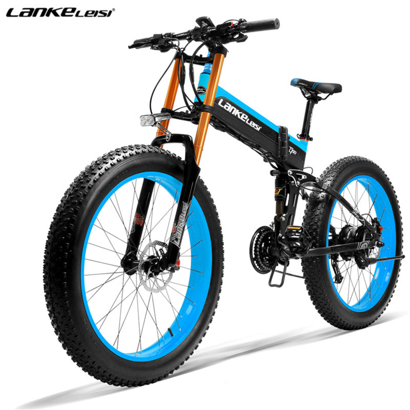 LANKELEISI XT750 PLUS 26" Mountain E-Bike 1000W Motor 48V 17.5Ah Battery