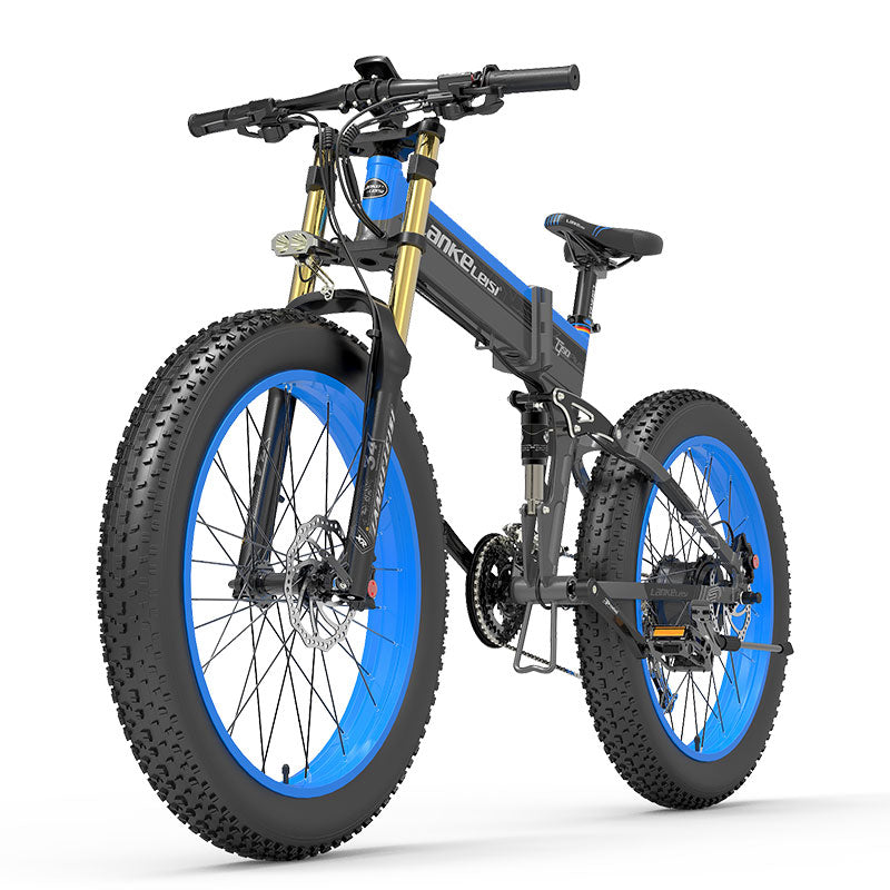 LANKELEISI XT750 PLUS 26" Mountain E-Bike 1000W Motor 48V 17.5Ah Battery