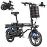 MEELOD Z9-3 14" Mini Folding Electric Bike 750W Peak Motor 48V 20.8Ah Battery