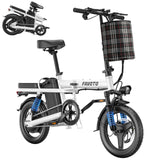 MEELOD Z9-1 14" Mini Folding Electric Bike 750W Peak Motor 48V 10.4Ah Battery