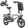 MEELOD Z9-1 14" Mini Folding Electric Bike 750W Peak Motor 48V 10.4Ah Battery