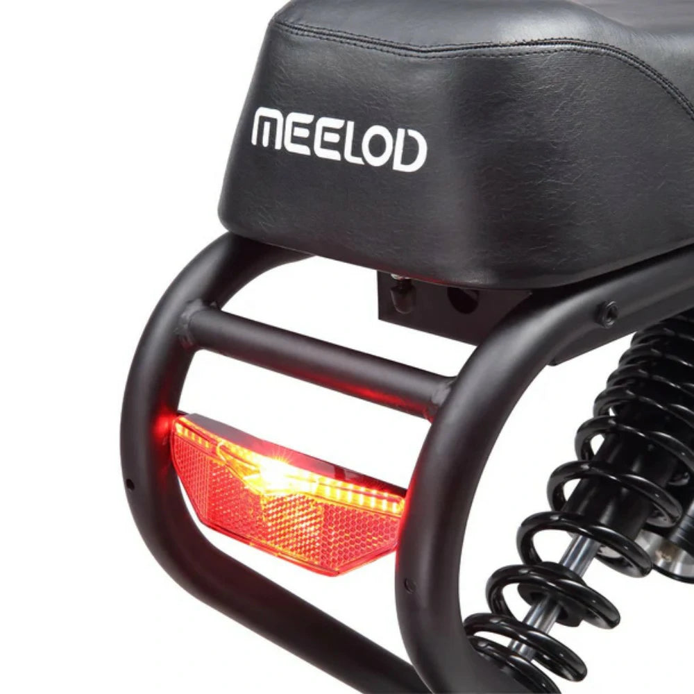 MEELOD DK300 MAX 20" Retro Moped Style Electric Bike 750W(1200W Peak) Dual Motors 48V 20Ah Dual Batteries