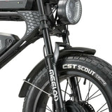 MEELOD DK300 MAX 20" Retro Moped Style Electric Bike 750W(1200W Peak) Dual Motors 48V 20Ah Dual Batteries