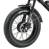 MEELOD DK300 MAX 20" Retro Moped Style Electric Bike 750W(1200W Peak) Dual Motors 48V 20Ah Dual Batteries