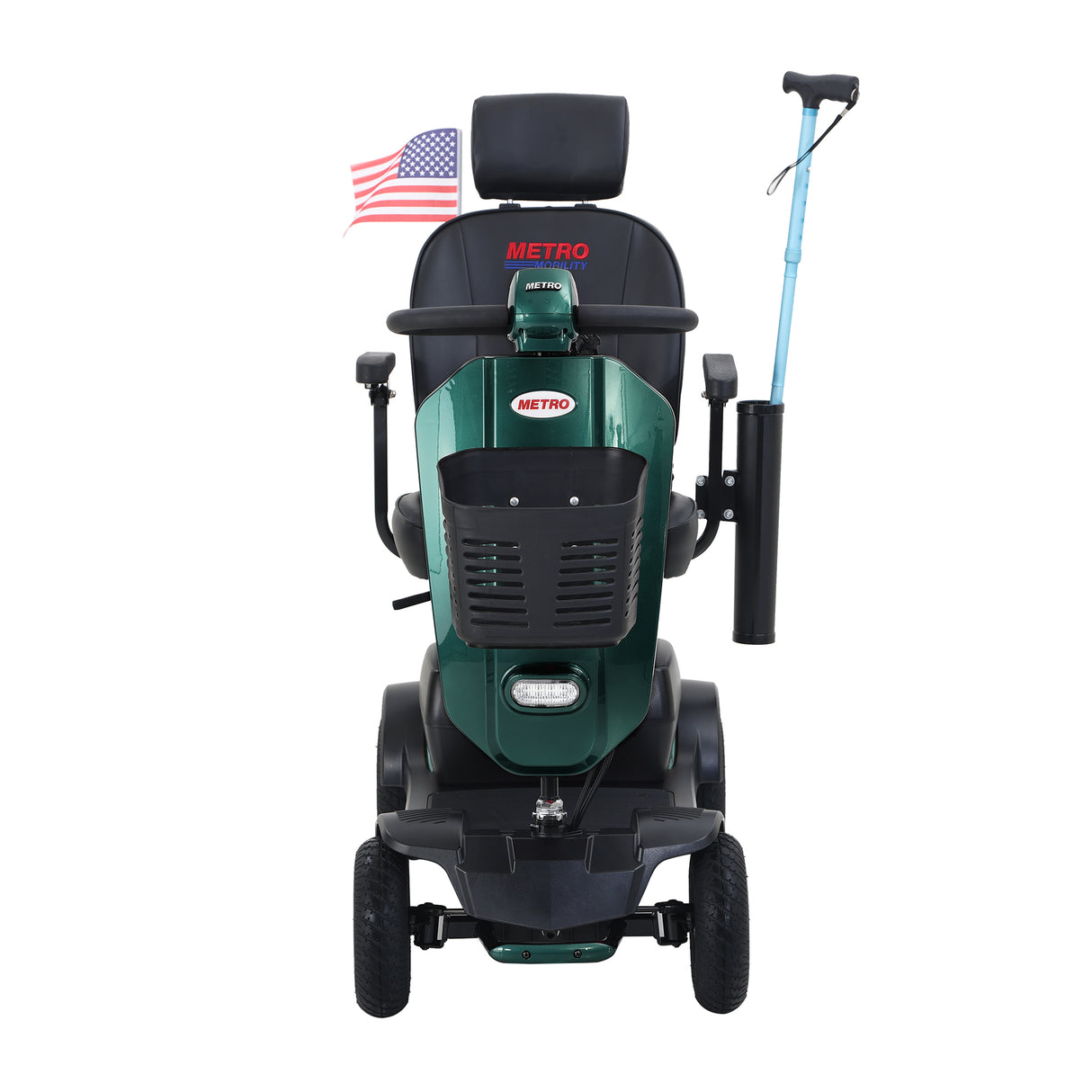 METRO MOBILITY MAX PLUS 9" 4 Wheel Electric Mobility Scooter  300W Motor 24V 20Ah*2  Battery