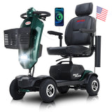 METRO MOBILITY MAX PLUS 9" 4 Wheel Electric Mobility Scooter  300W Motor 24V 20Ah*2  Battery