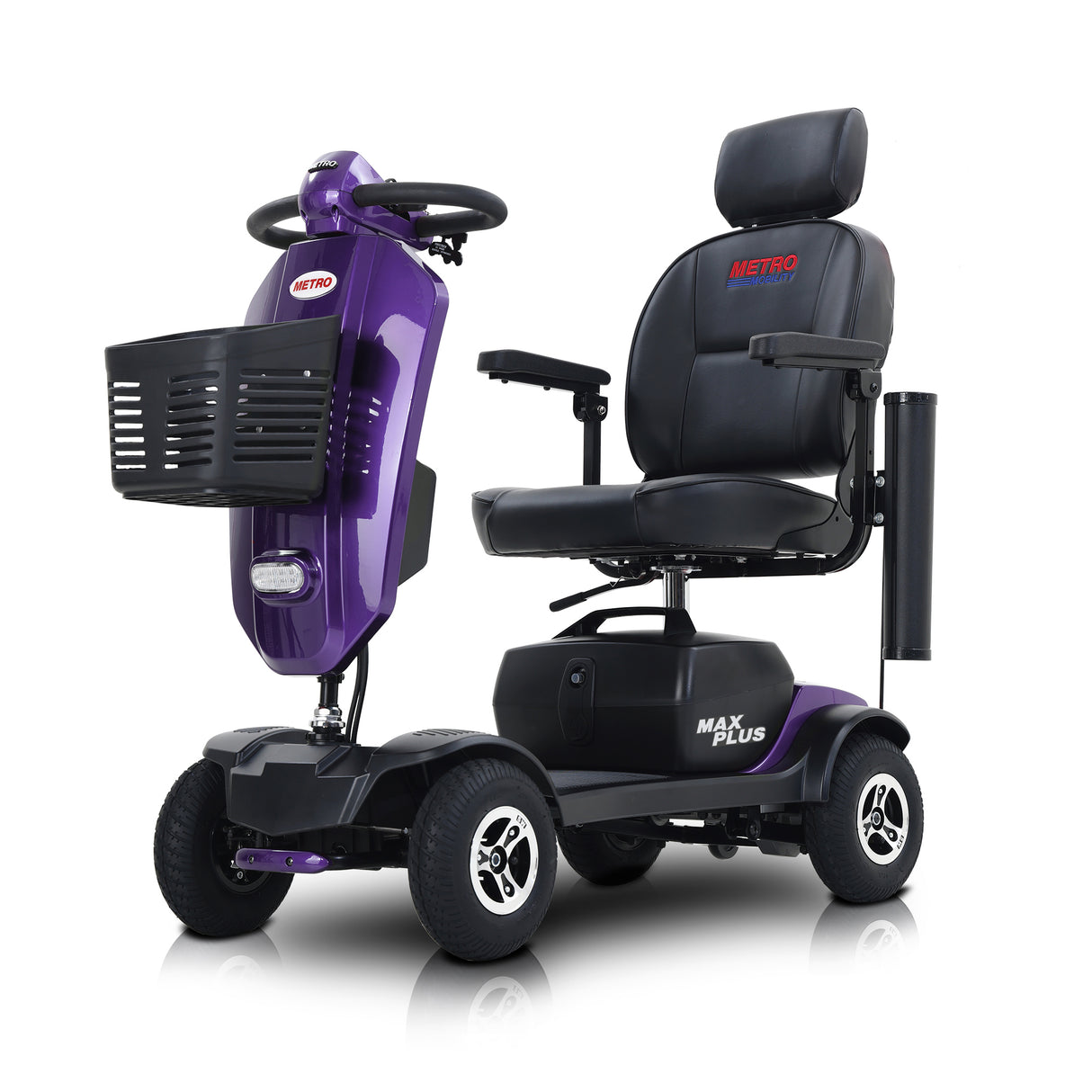METRO MOBILITY MAX PLUS 9" 4 Wheel Electric Mobility Scooter  300W Motor 24V 20Ah Battery