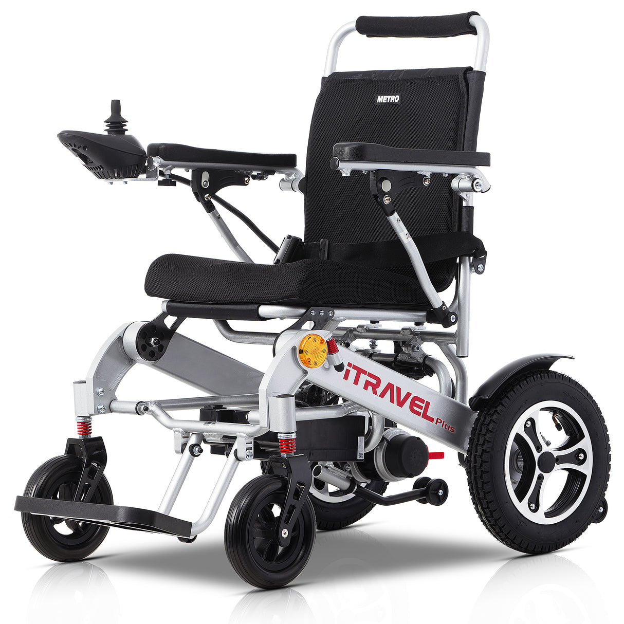 METRO MOBILITY ITRAVEL PLUS 8" 4 Wheel Mobility Electric Wheelchairs 360W  Motor 24V 20Ah Battery