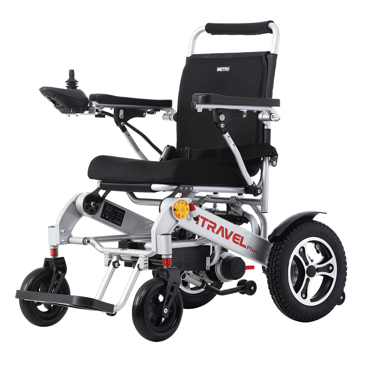 METRO MOBILITY ITRAVEL PLUS 8" 4 Wheel Mobility Electric Wheelchairs 360W  Motor 24V 20Ah Battery