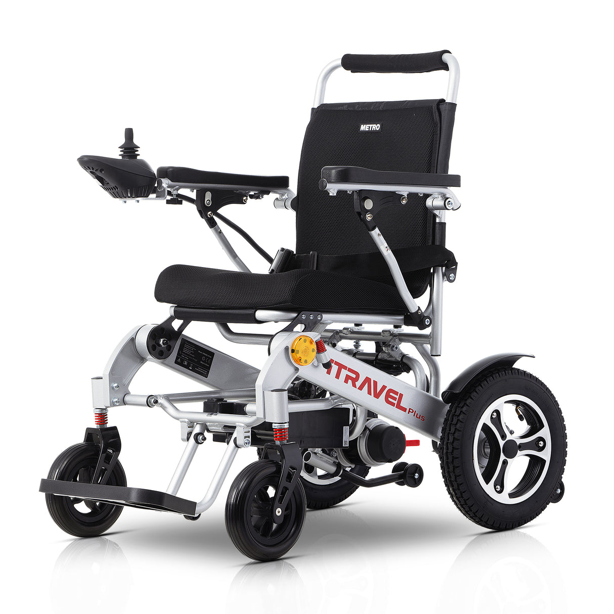 METRO MOBILITY ITRAVEL PLUS 8" 4 Wheel Mobility Electric Wheelchairs 360W  Motor 24V 20Ah Battery