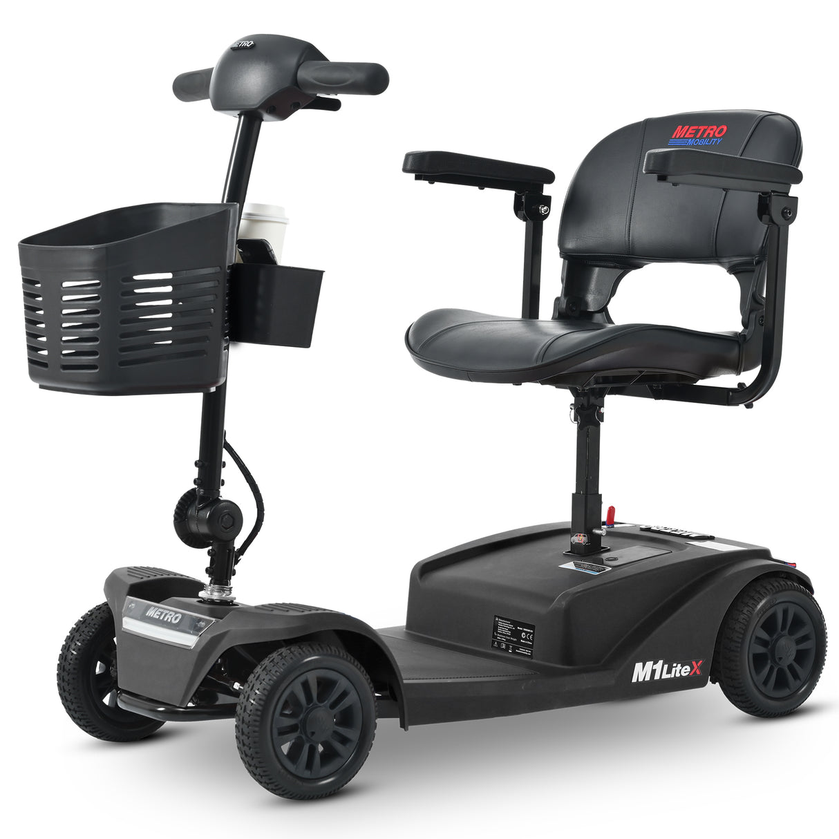 METRO MOBILITY M1 LiteX 8" 4 Wheel Travel Scooters 250W Motor 24V 12Ah Battery