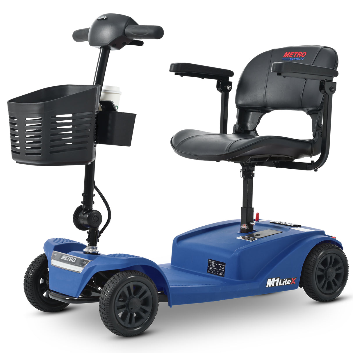 METRO MOBILITY M1 LiteX 8" 4 Wheel Travel Scooters 250W Motor 24V 12Ah Battery