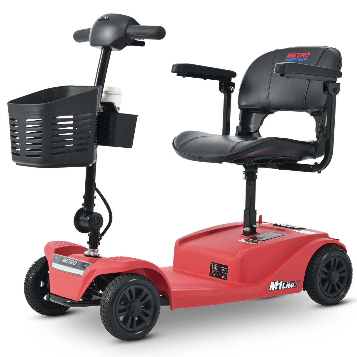 METRO MOBILITY M1 LiteX 8" 4 Wheel Travel Scooters 250W Motor 24V 12Ah Battery