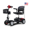 METRO MOBILITY MAX SPORT 9" 4 Wheel Electric Mobility Scooter  300W Motor 24V 12Ah*2 Battery