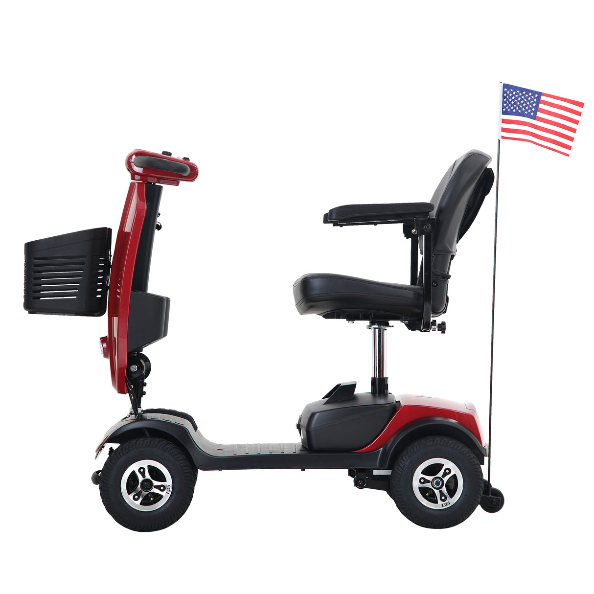 METRO MOBILITY UPGRADED PATRIOT 9" 4 Wheel Electric Mobility Scooter  300W Motor 24V 12Ah*2 Battery