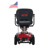 METRO MOBILITY UPGRADED PATRIOT 9" 4 Wheel Electric Mobility Scooter  300W Motor 24V 12Ah*2 Battery