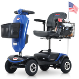 METRO MOBILITY UPGRADED PATRIOT 9" 4 Wheel Electric Mobility Scooter  300W Motor 24V 12Ah*2 Battery