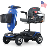 METRO MOBILITY UPGRADED PATRIOT 9" 4 Wheel Electric Mobility Scooter  300W Motor 24V 12Ah*2 Battery