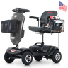 METRO MOBILITY UPGRADED PATRIOT 9" 4 Wheel Electric Mobility Scooter  300W Motor 24V 12Ah*2 Battery