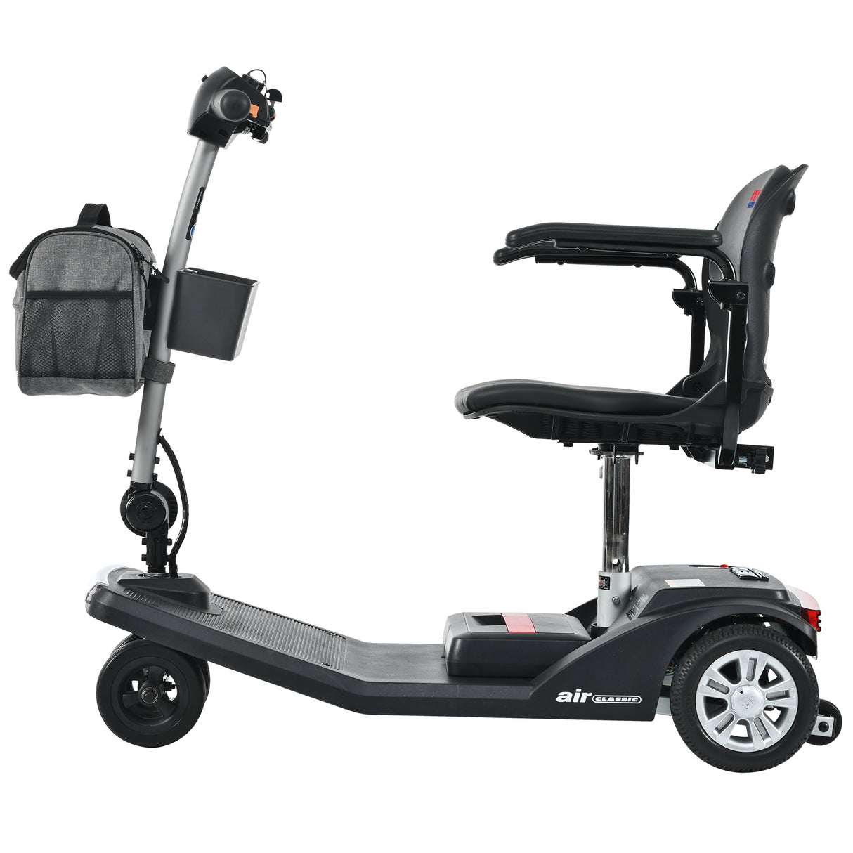 METRO MOBILITY AIR CLASSIC 7.5" 3 Wheel Electric Mobility Scooter 250W Motor 24V 12Ah Battery