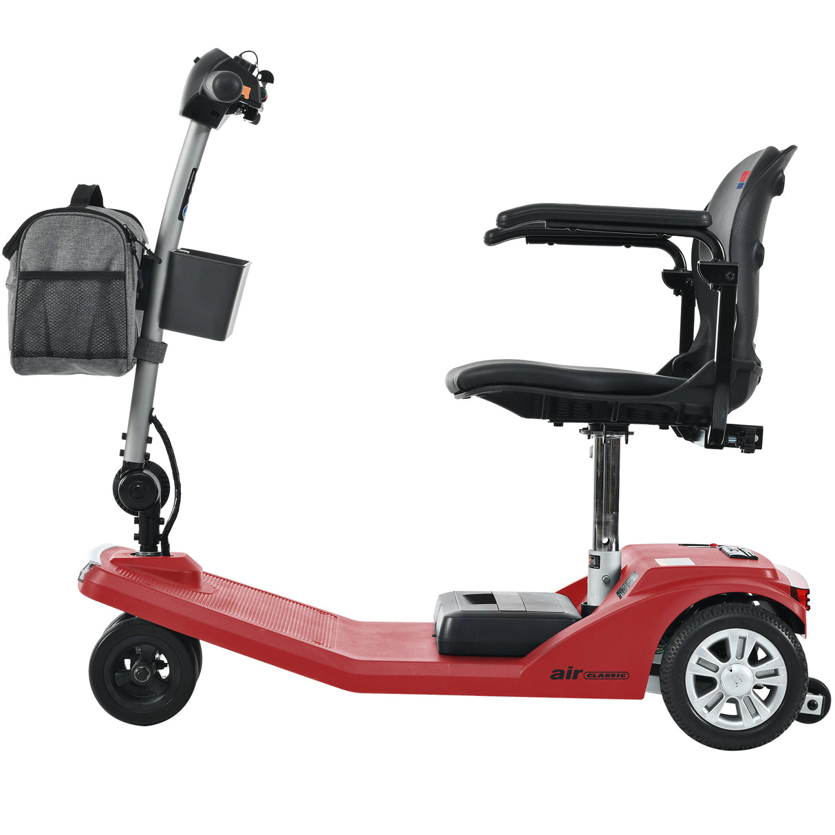 METRO MOBILITY AIR CLASSIC 7.5" 3 Wheel Electric Mobility Scooter 250W Motor 24V 12Ah Battery