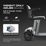 METRO MOBILITY AIR TRAVELLER 8" 4 Wheel Mobility Scooter 180W Motor 24V 12Ah Battery