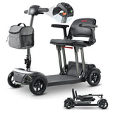 METRO MOBILITY AIR TRAVELLER 8" 4 Wheel Mobility Scooter 180W Motor 24V 12Ah Battery