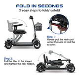 METRO MOBILITY AIR TRAVELLER 8" 4 Wheel Mobility Scooter 180W Motor 24V 12Ah Battery