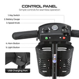 METRO MOBILITY M2 7.1" 4 Wheel Mobility Scooter 250W Motor 24V 12Ah lead-acid Battery