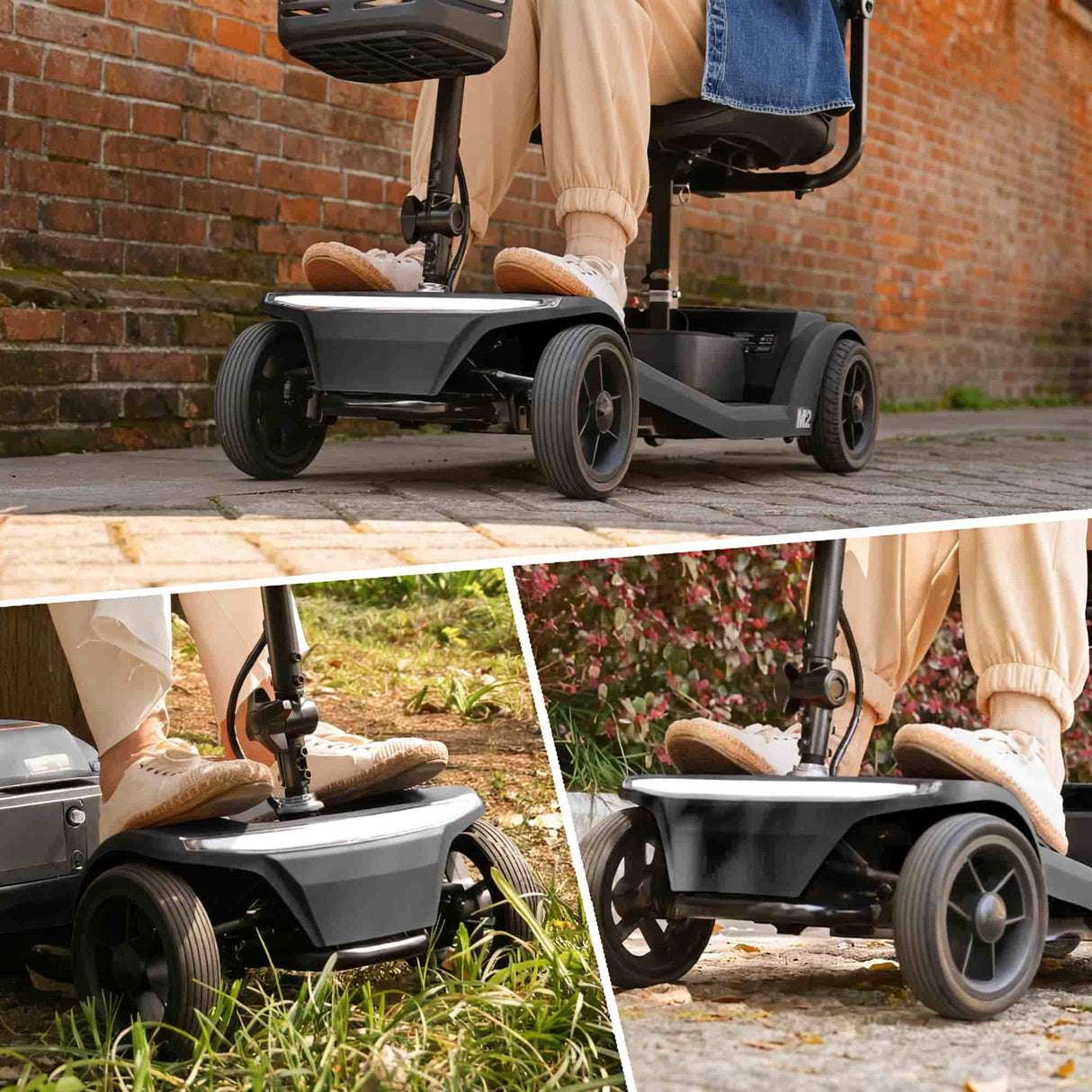 METRO MOBILITY M2 7.1" 4 Wheel Mobility Scooter 250W Motor 24V 12Ah lead-acid Battery