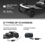 METRO MOBILITY M2 7.1" 4 Wheel Mobility Scooter 250W Motor 24V 12Ah lead-acid Battery