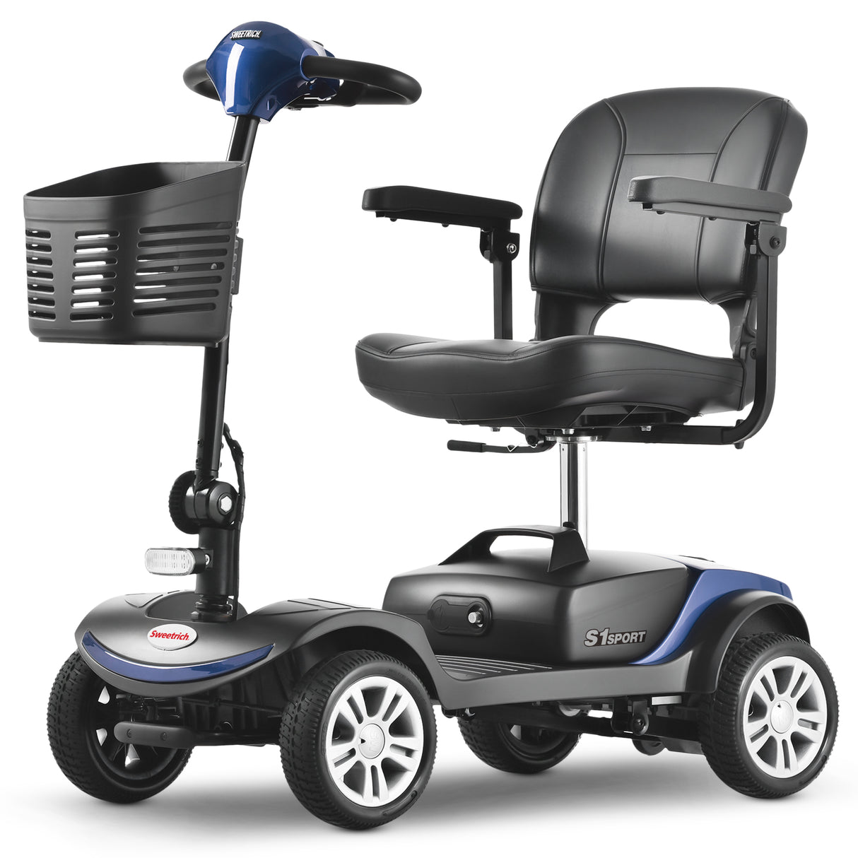 SWEETRICH S1 SPORT 9" 4 Wheel Electric Mobility Scooter 300W Motor 24V 12Ah Battery (German Version)
