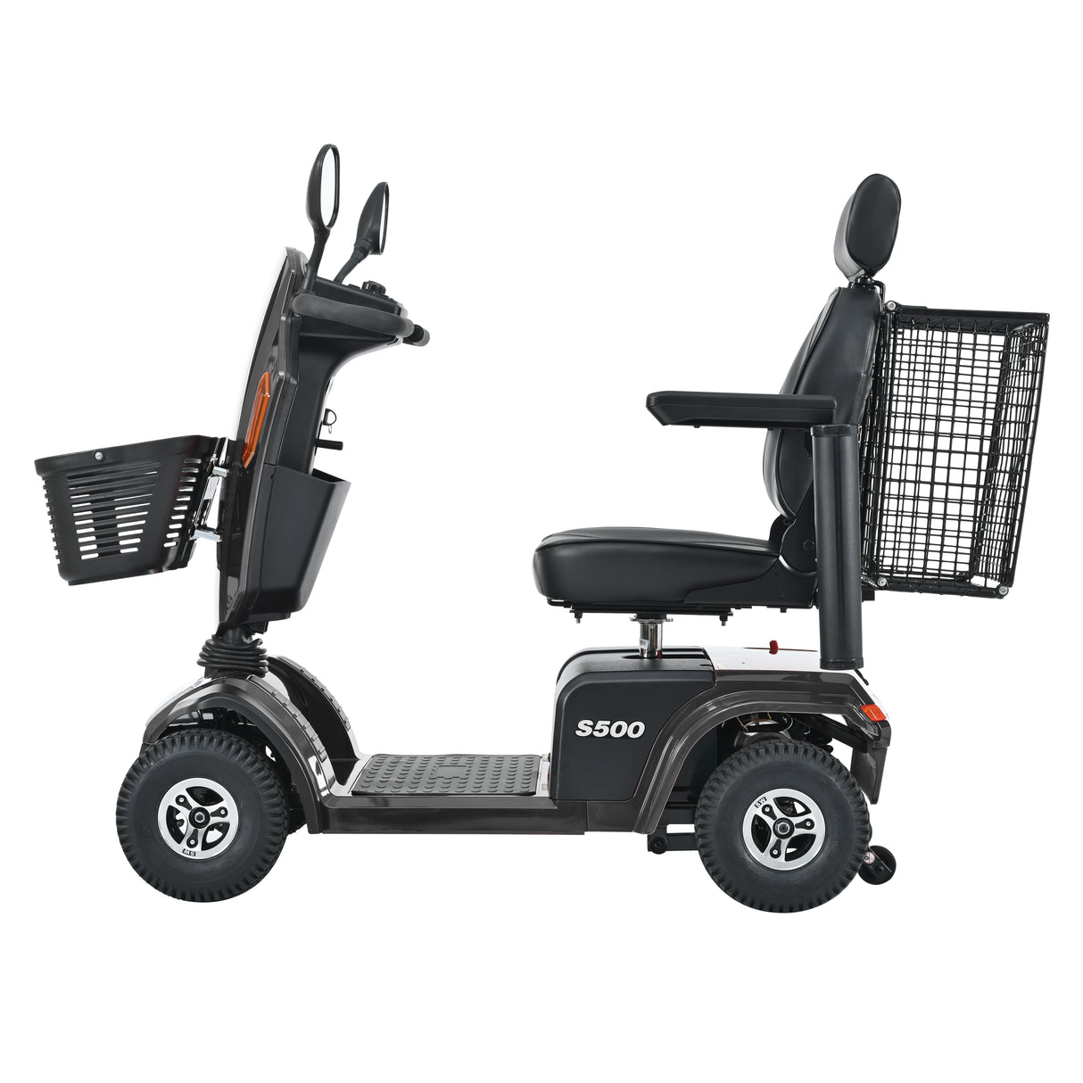 METRO MOBILITY S500 10" 4 Wheel Heavy Duty Scooters 500W Motor 24V 52Ah Battery