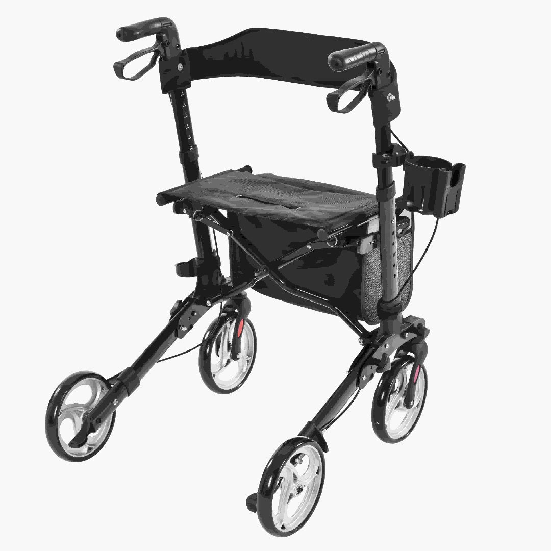 METRO MOBILITY M931 4-Wheel Rollator Walker with Seat & Basket
