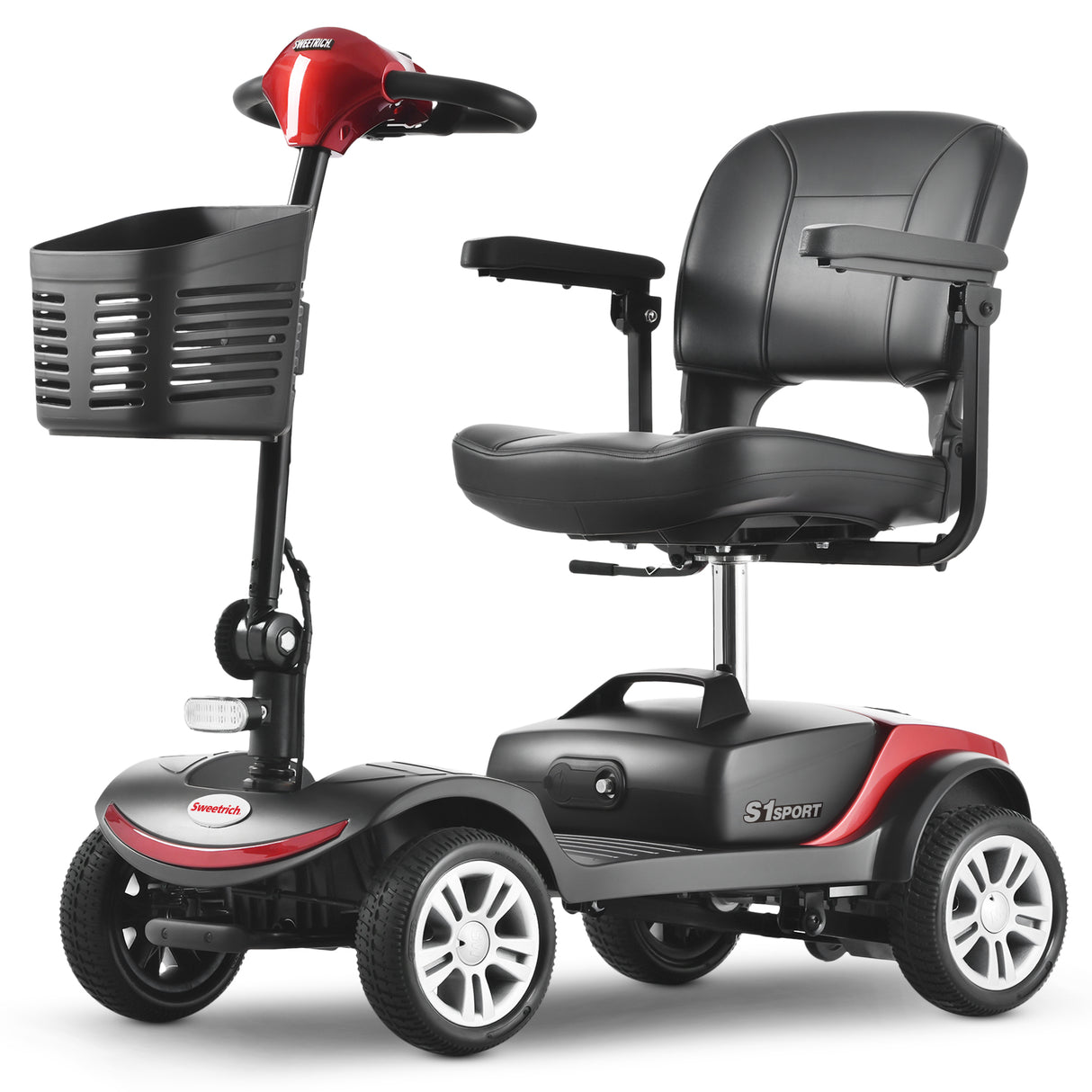 SWEETRICH S1 SPORT 9" 4 Wheel Electric Mobility Scooter 300W Motor 24V 12Ah Battery (German Version)