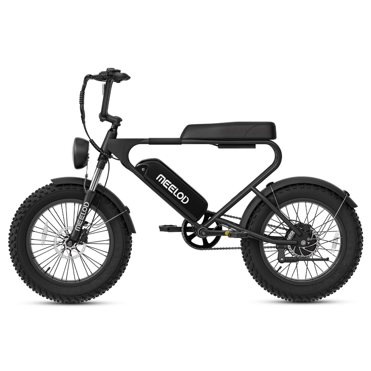 MEELOD DK200 20" Retro Moped Style Electric Bike 750W Motor 48V 13Ah Battery