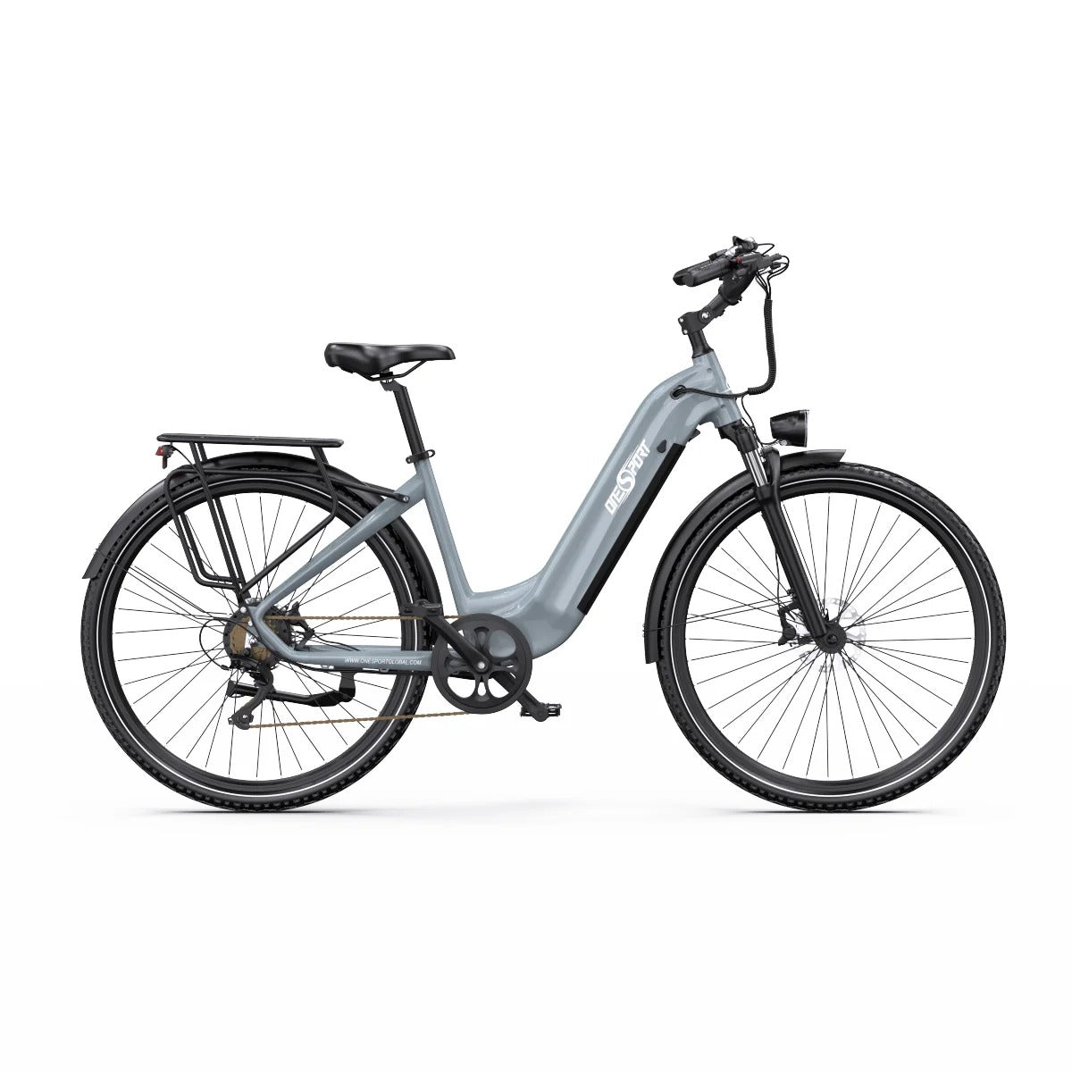 OneSport OT05 27,5" Bicicleta eléctrica urbana Motor de 250 W Batería de 36 V 18,2 Ah Aplicación de soporte