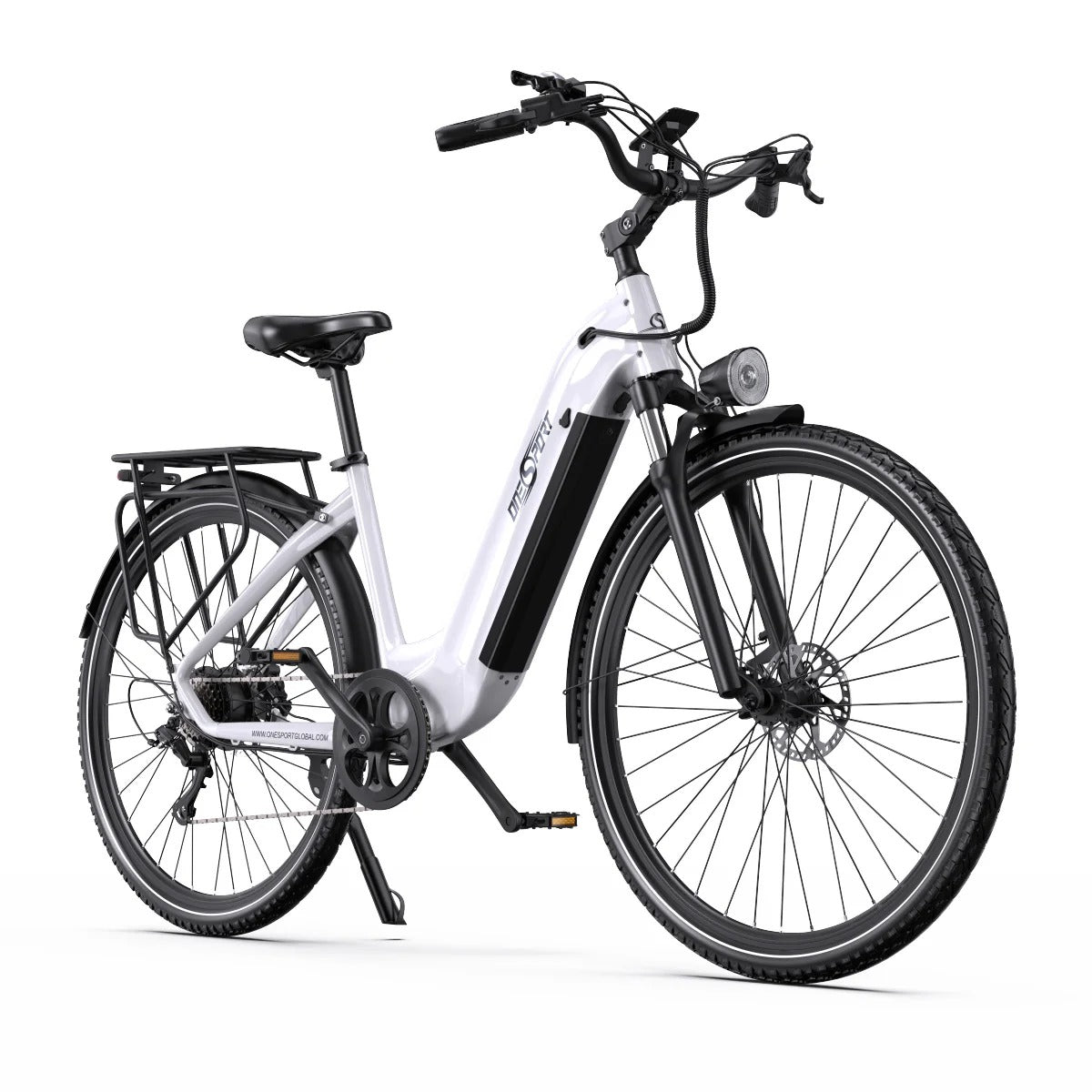 OneSport OT05 27,5" Bicicleta eléctrica urbana Motor de 250 W Batería de 36 V 18,2 Ah Aplicación de soporte