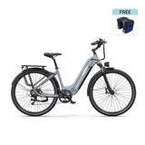 OneSport OT05 27,5" Bicicleta eléctrica urbana Motor de 250 W Batería de 36 V 18,2 Ah Aplicación de soporte