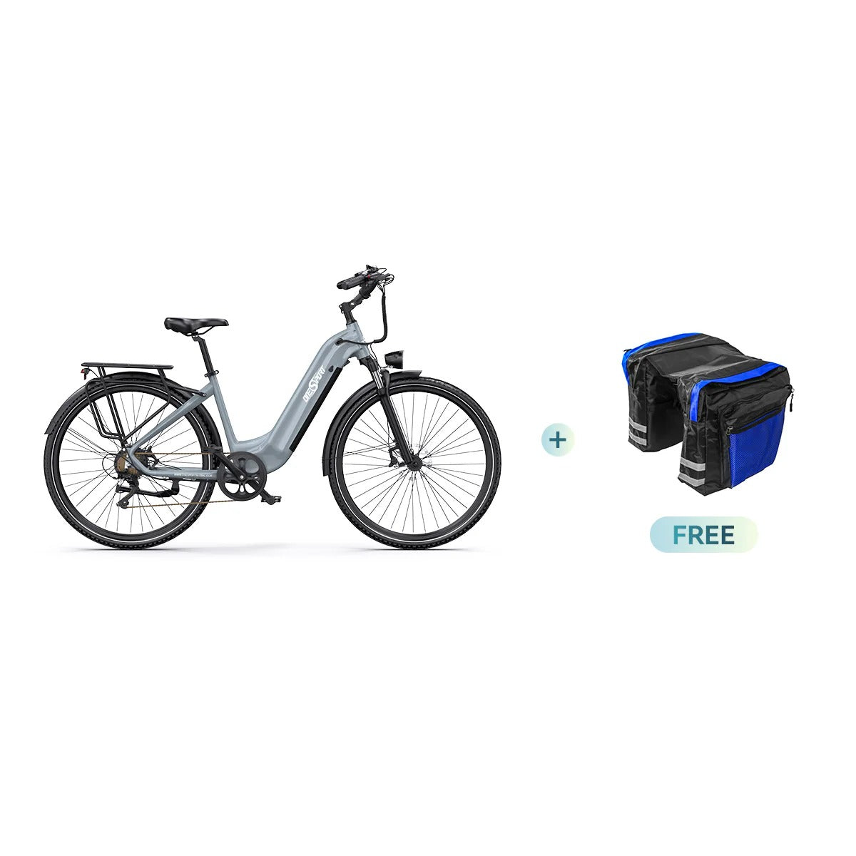 OneSport OT05 27,5" Bicicleta eléctrica urbana Motor de 250 W Batería de 36 V 18,2 Ah Aplicación de soporte