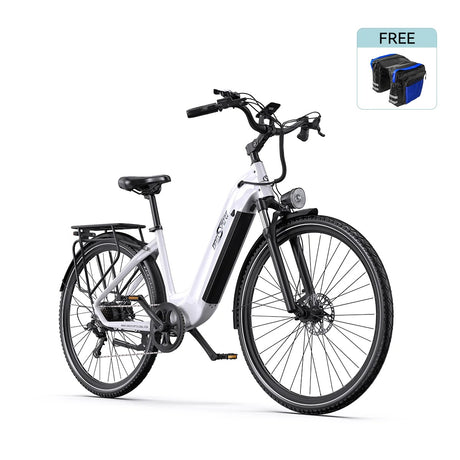 OneSport OT05 27,5" Bicicleta eléctrica urbana Motor de 250 W Batería de 36 V 18,2 Ah Aplicación de soporte