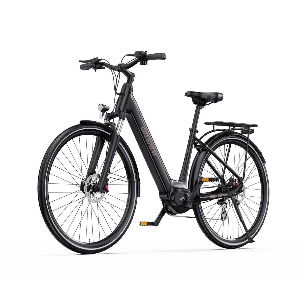 ONESPORT OT07 27.5" Commuter Electric Bike 250W Motor 36V 14Ah Battery