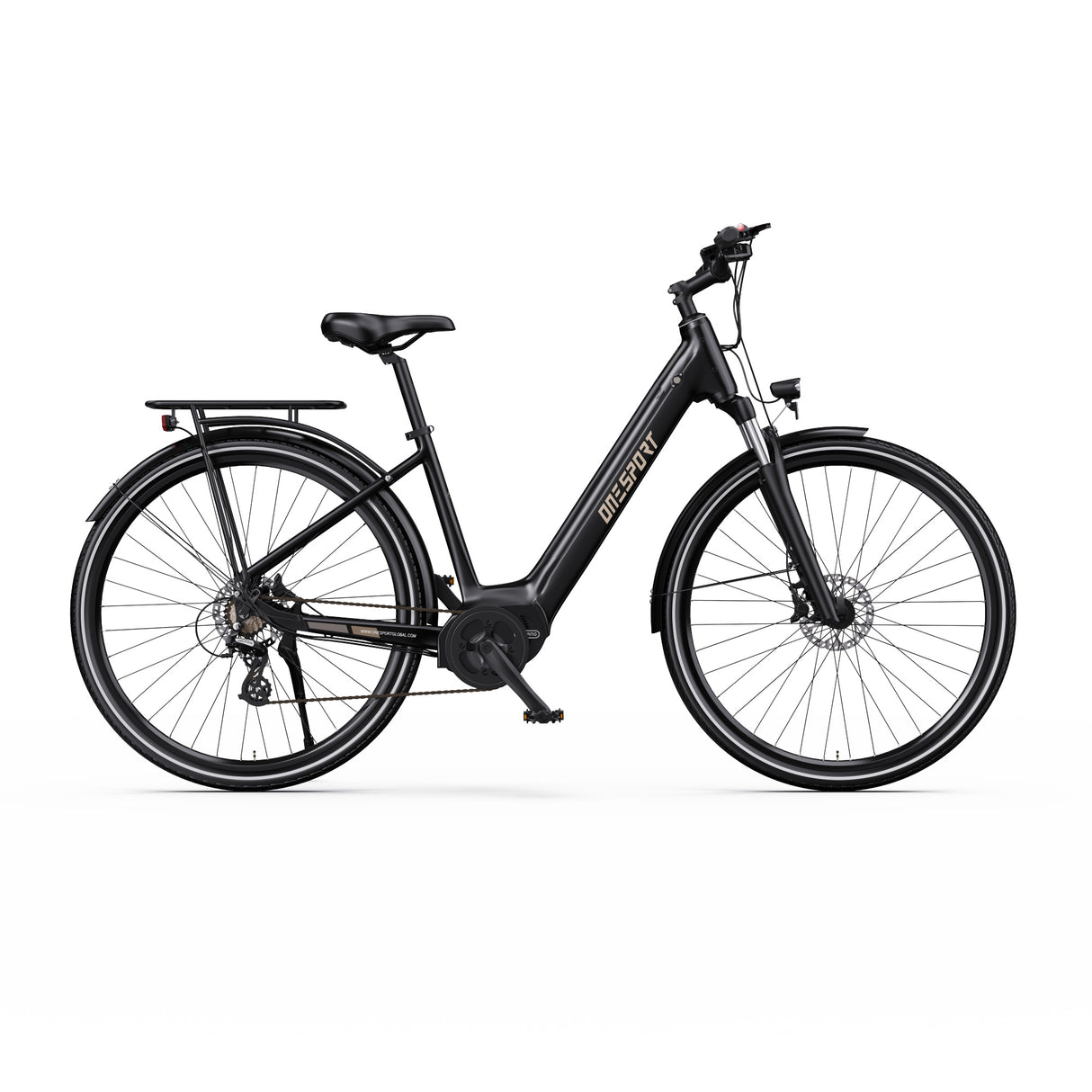 ONESPORT OT07 27.5" Commuter Electric Bike 250W Motor 36V 14Ah Battery