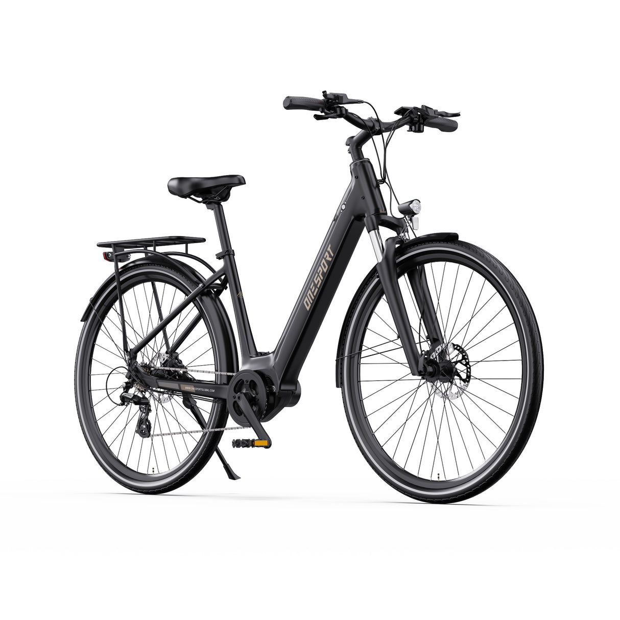 ONESPORT OT07 27.5" Commuter Electric Bike 250W Motor 36V 14Ah Battery