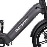 ONESPORT OT08PRO 20" Full Suspension Fat Tire Electric Bike 500W  Motor 48V 18Ah*2 Dual Battery