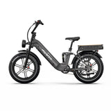 ONESPORT OT08PRO 20" Full Suspension Fat Tire Electric Bike 500W  Motor 48V 18Ah*2 Dual Battery